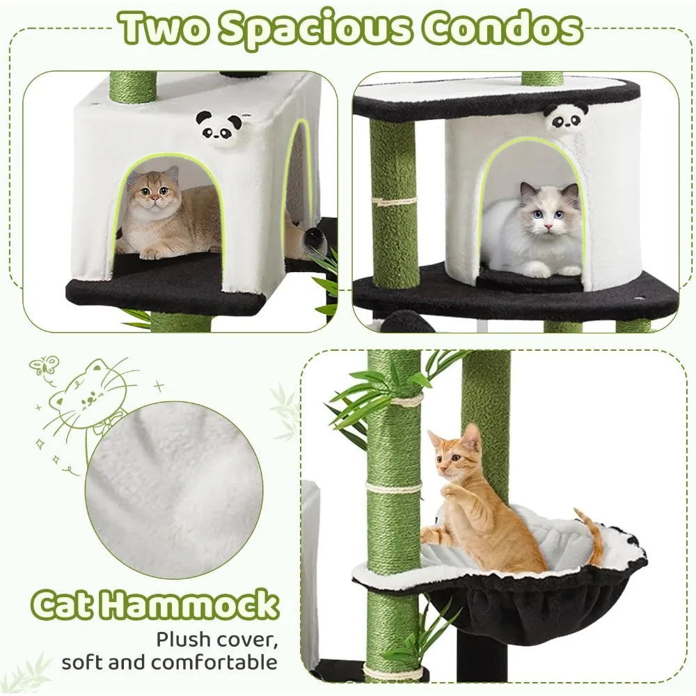 Indoor Cat Tower 71.3 Inches High