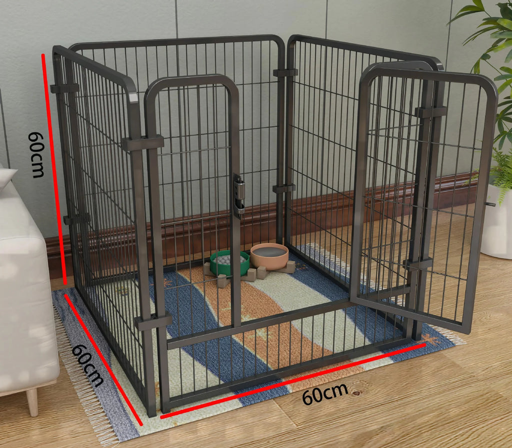 4/6 Panels Dog Fence Playpen